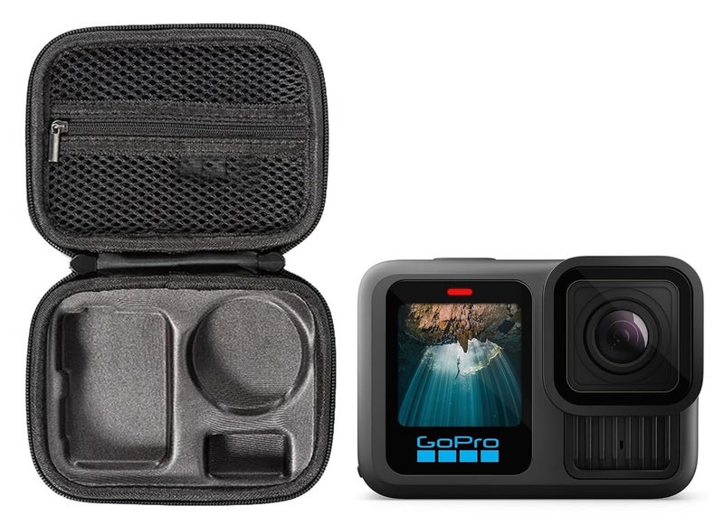 Vertus ® Carrying Case Storage Bag for GoPro Hero 13/12/11/10/9/8/7/6/5/4/3 Action Camera, Travel Case Cover for GoPro Hero 13/Hero 12/Hero 11/Hero 10/Hero 9 Black Action Camera (Hard|Black) - Image 1