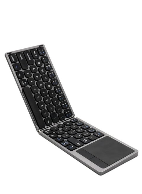 Wireless Keyboard With Touchpad Foldable