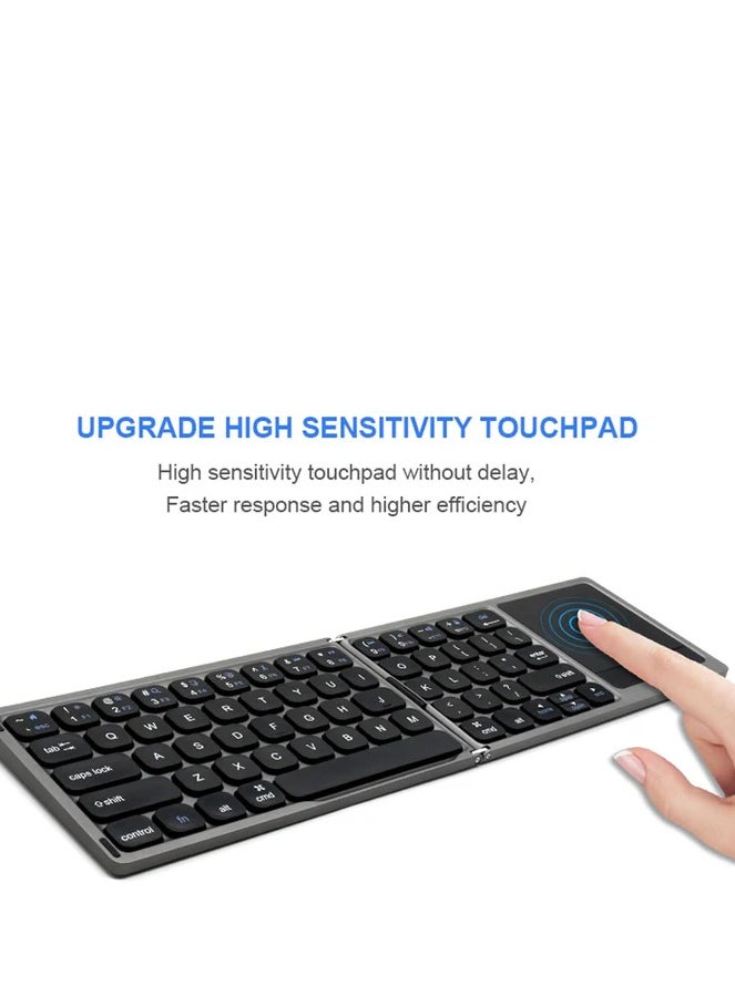 Generic - Wireless Keyboard With Touchpad Foldable - Image 1