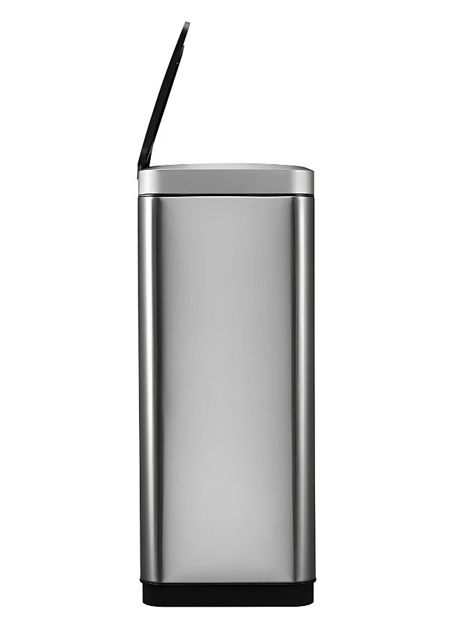 EKO - MIRAGE SERIES | 80L Premium Motion Sensor Trash Bin | Brushed Stainless Steel, Soft-Closing, Fingerprint-Resistant | Metallic Grey Waste Bin for Homes, Offices & Commercial Spaces - Image 1