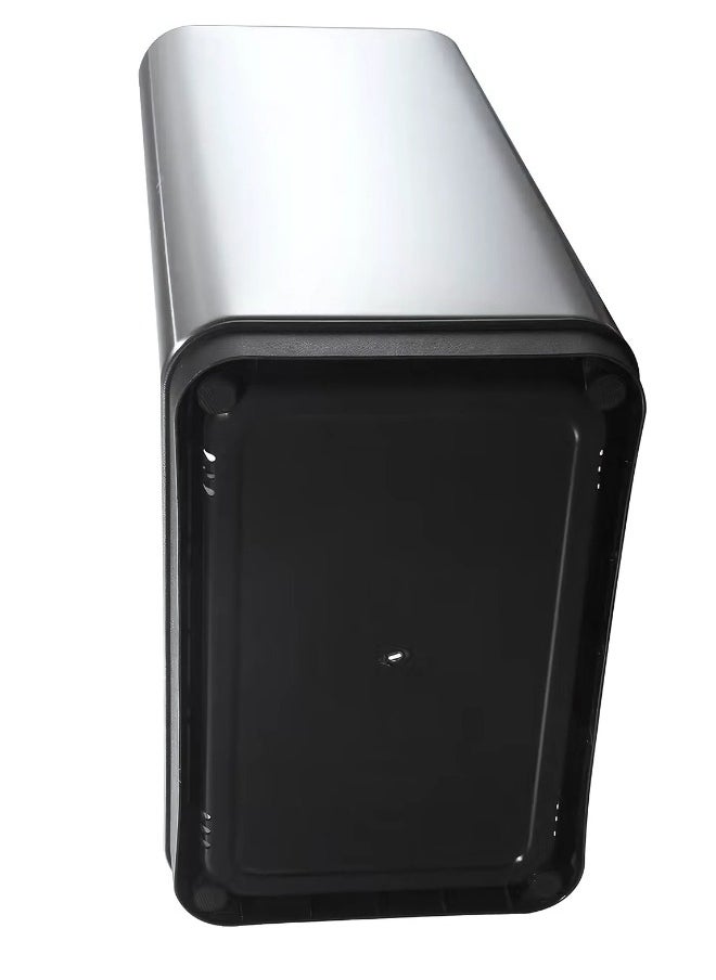 EKO - MIRAGE SERIES | 80L Premium Motion Sensor Trash Bin | Brushed Stainless Steel, Soft-Closing, Fingerprint-Resistant | Metallic Grey Waste Bin for Homes, Offices & Commercial Spaces - Image 1