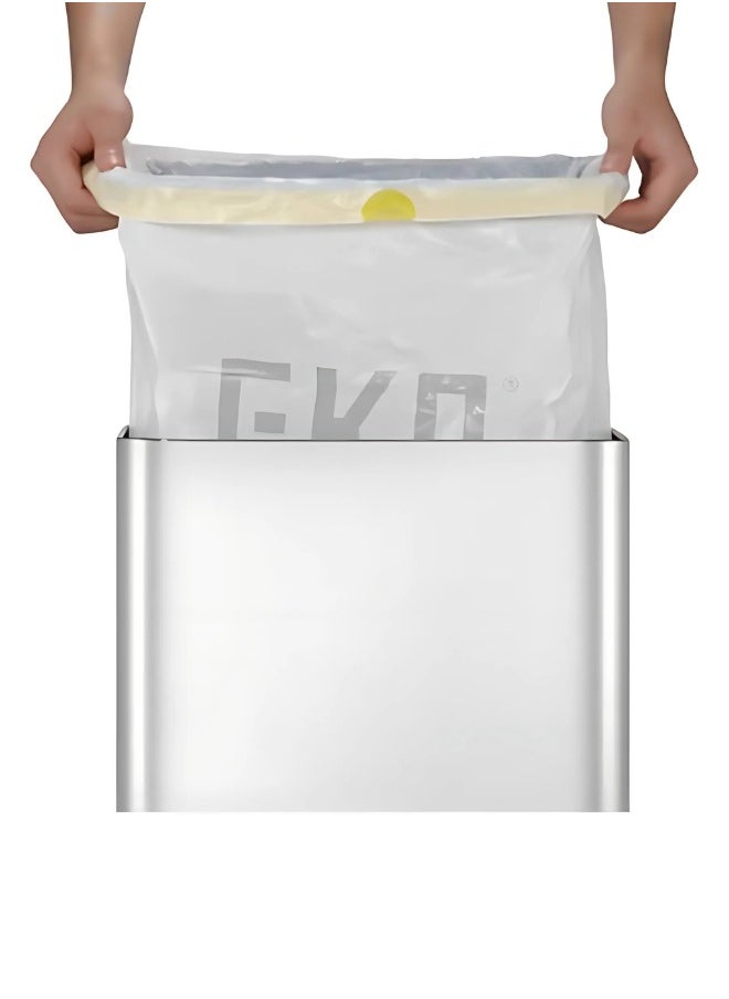 EKO - MIRAGE SERIES | 80L Premium Motion Sensor Trash Bin | Brushed Stainless Steel, Soft-Closing, Fingerprint-Resistant | Metallic Grey Waste Bin for Homes, Offices & Commercial Spaces - Image 1