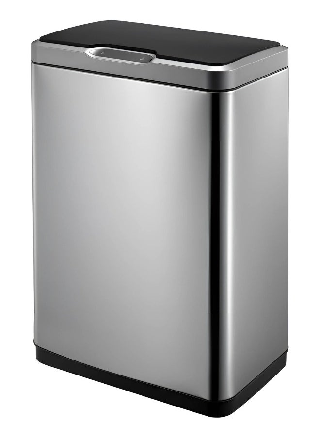EKO - MIRAGE SERIES | 80L Premium Motion Sensor Trash Bin | Brushed Stainless Steel, Soft-Closing, Fingerprint-Resistant | Metallic Grey Waste Bin for Homes, Offices & Commercial Spaces - Image 1