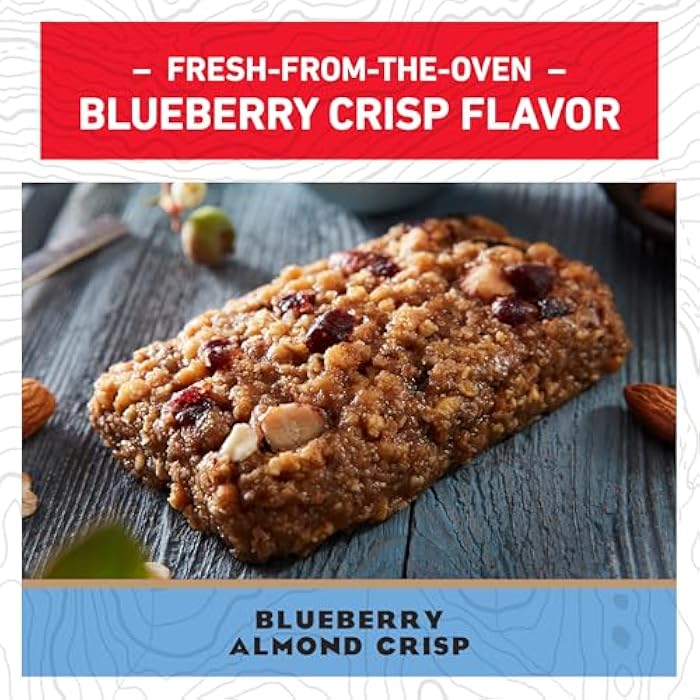CLIF BAR - Energy Protein Bars - Blueberry Almond Crisp - Made with Organic Oats - Energy Bars - Non-GMO - (5 Pack) - Image 5