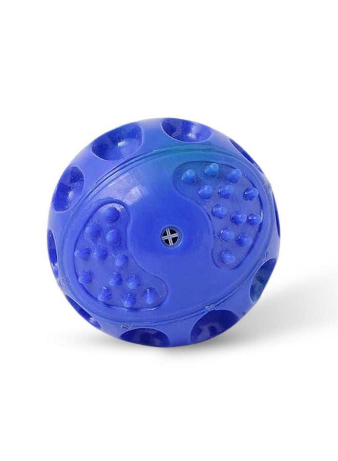 لعبة كرة صرير للكلاب | صرير، خفيفة الوزن، متينة ومقاومة للماء | ألعاب إحضار تفاعلية للجراء، ألعاب مضغ للكلاب (قد يختلف اللون) (متوسط) - Image 1