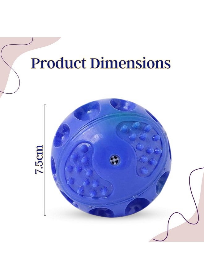 لعبة كرة صرير للكلاب | صرير، خفيفة الوزن، متينة ومقاومة للماء | ألعاب إحضار تفاعلية للجراء، ألعاب مضغ للكلاب (قد يختلف اللون) (متوسط) - Image 2