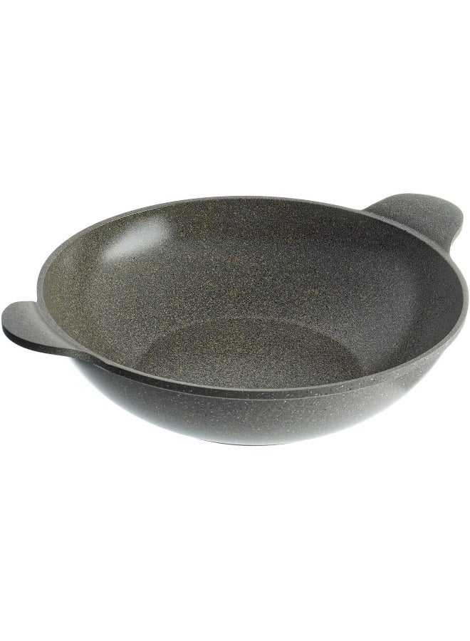 Neoflam Eela Wok 36 Cm With Two Handle Glass Lid Grey - Image 2