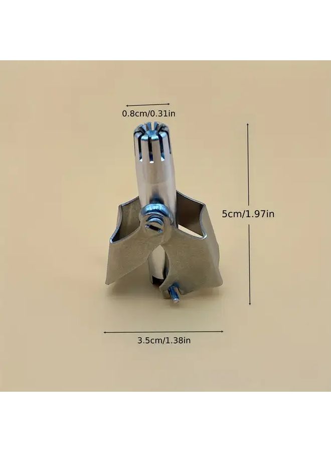 Manual Nose Hair And Ear Trimmer Silvery Heavy Duty Stainless Steel Personal Grooming Tool No Battery Needed Portable With Storage Case Hygienic Nail Like Edge For Precise Trimming Travel Friendly For Home Gym Bathroom Men Women - Image 4