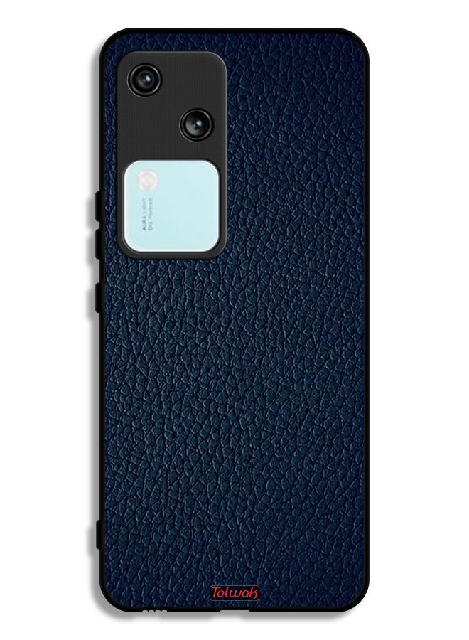 Tolwak Vivo V30 5G Protective Case Cover Leather Pattern - Image 1