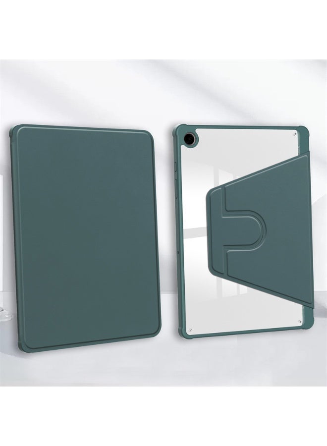 يوارب كينج متوافق مع غلاف سامسونج Galaxy Tab A9 Plus 11 بوصة الدوار ، غطاء الدوران 360 درجة ، غطاء رؤية متعددة الزوايا مع قلم أخضر - Image 2