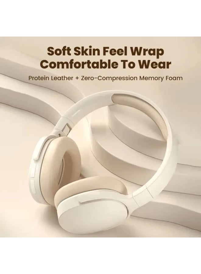 Bluetooth  V5.3 Wireless Headset   Lightweight Over-Ear Headphone,Call Noise Reduction,Adjustable headband, Hifi Bass   Long  Playtime, iOS&Android - Image 3