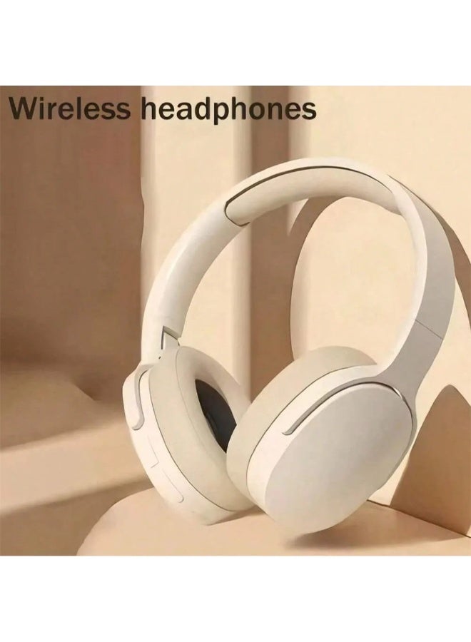 Bluetooth  V5.3 Wireless Headset   Lightweight Over-Ear Headphone,Call Noise Reduction,Adjustable headband, Hifi Bass   Long  Playtime, iOS&Android - Image 4