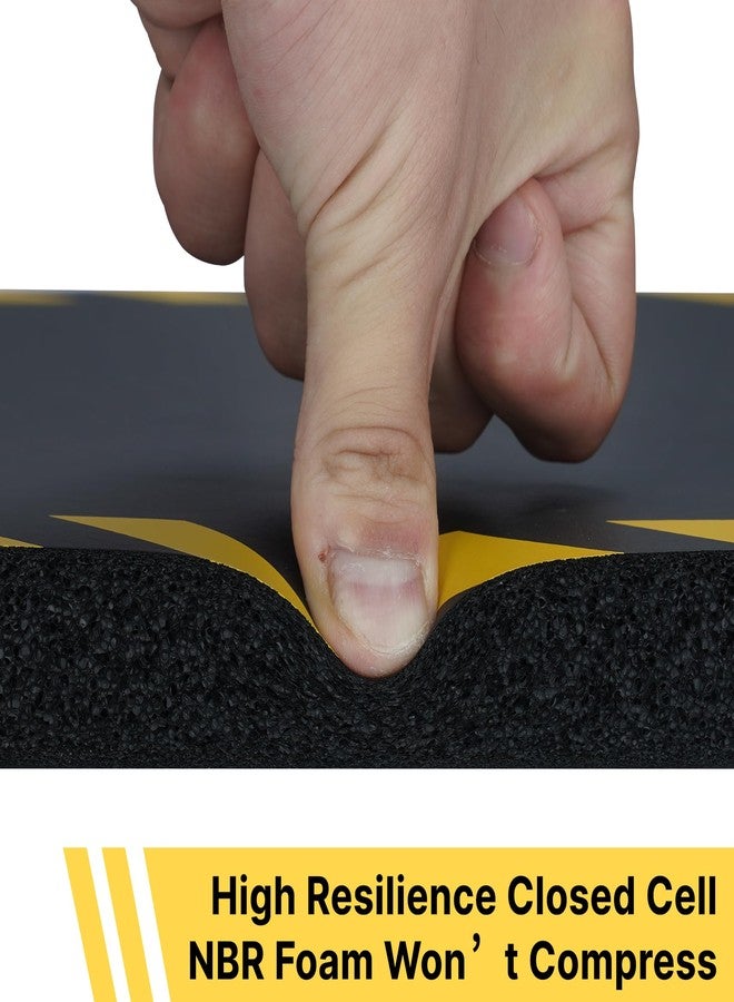 MELOTOUGH Kneeling Pads for Work, Soft Foam Kneeling pad for Gardening, Auto-Repair, Cleaning, Flooring, Water Resistant, Shock Absorption, 18"x14"x1.1" (Black) - Image 4
