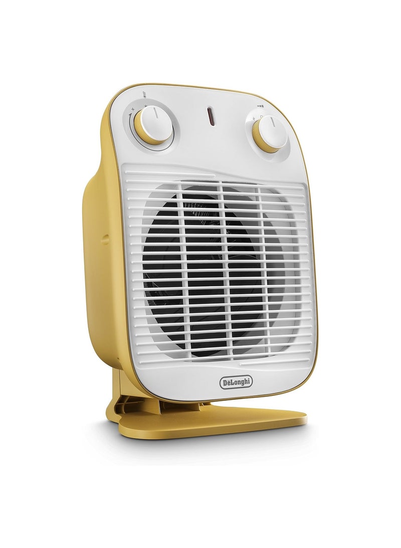 ديلونجي مدفأة عمودية 1 مروحة صفراء 2000 واط - HFS50B20.YE - Image 1