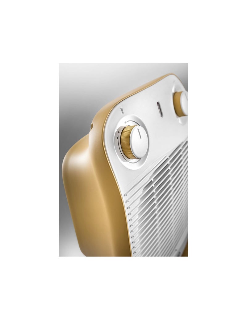 ديلونجي مدفأة عمودية 1 مروحة صفراء 2000 واط - HFS50B20.YE - Image 2