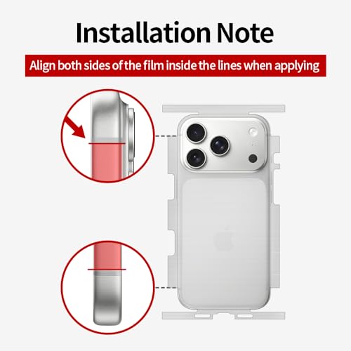 skoko Invisible Camera Lens & Full Back Body Skin for iPhone 17 Pro Max | Matte & Ultra-Thin TPU Protector - Image 3