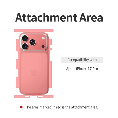 skoko Invisible Camera Lens & Full Back Body Skin for iPhone 17 Pro Max | Matte & Ultra-Thin TPU Protector - Image 2