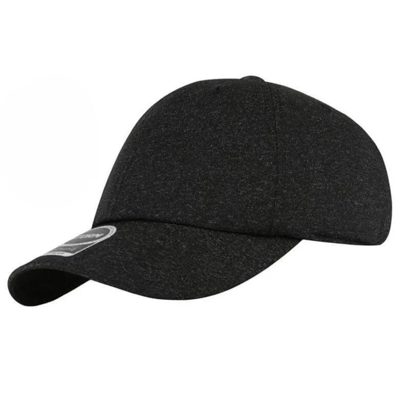 سانثوم Santhome Storm Textured 6-Panel Cap for Men & Women, Lightweight Breathable Recycled Polyester Casual Baseball Cap, Adjustable Velcro Strap | Structured Fit Curved Visor | Premium Everyday Comfort Hat