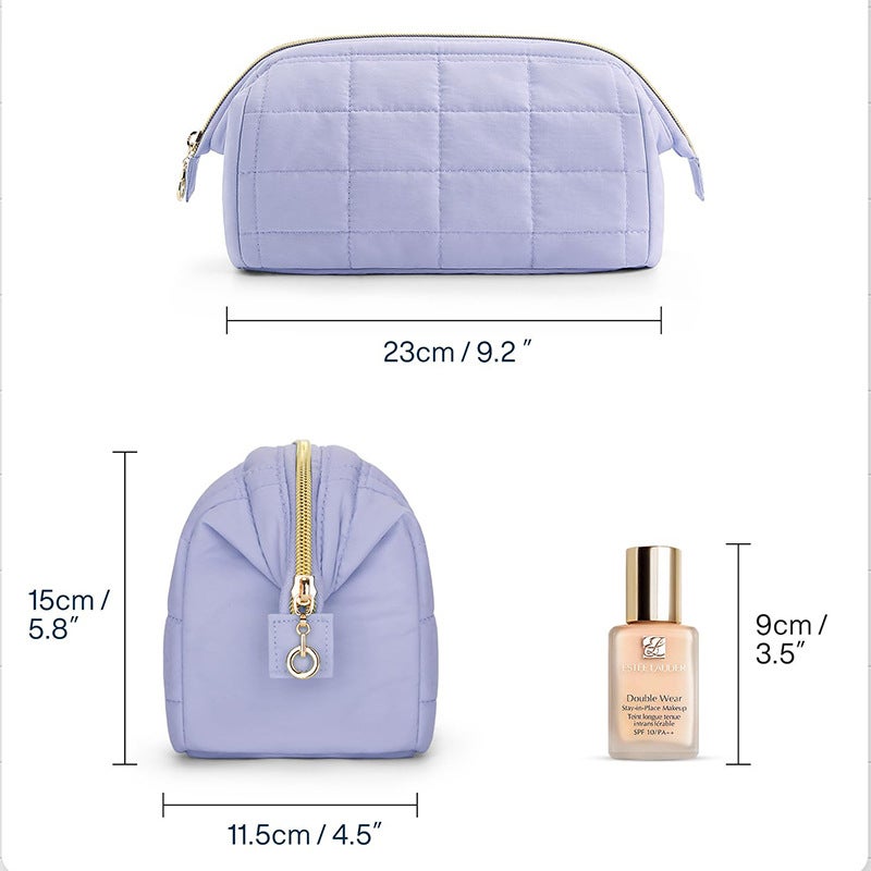 Large Capacity Cloud Bag Line Sewing Down Cotton Cosmetic Bag Portable Travel Waterproof Washes Large Storage - Image 5