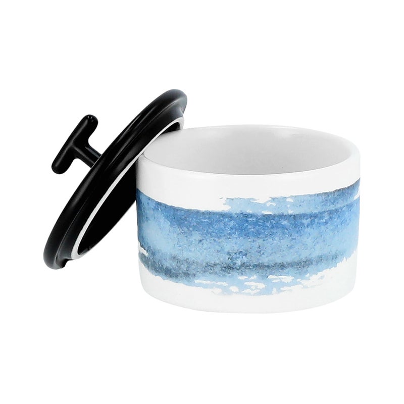 دلتي طقم أكواب شاي وفناجين قهوة سعودية زجاج وبورسلان أبيض 21 قطعة - Image 5