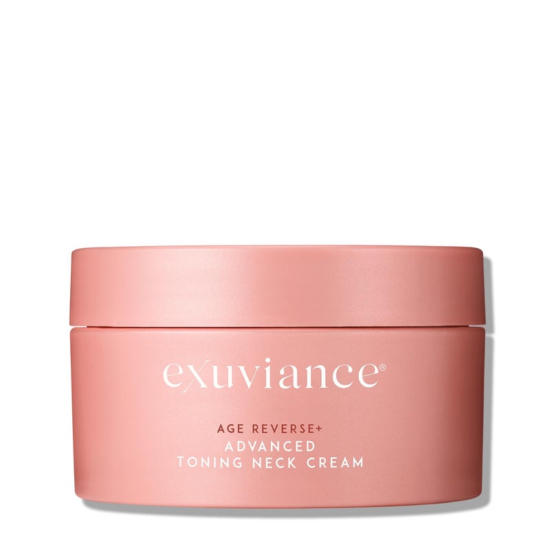 EXUVIANCE AGE REVERSE Toning and Firming Neck Cream Tightens Fine Lines and Wrinkles Evens Tone AntiAging Dcolletage Moisturizer with Advanced Peptide Formula Bakuchiol Vitamin E 44 oz