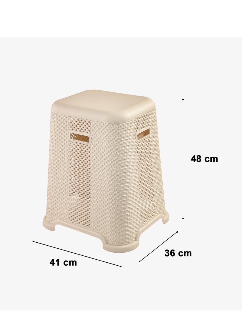 LIMON - Non-Slip Step/Seat Stool in Knit Design - Image 1