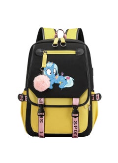 Student creative pattern backpack three-piece set 3D butterfly series men's and women's large-capacity computer backpack combination,21- Three-piece set - 4 - 198