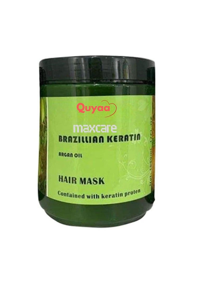 Maxcare Quyaa Keratin Hair Mask With Argan Oil 17FL.oz / 1000ml - Image 1