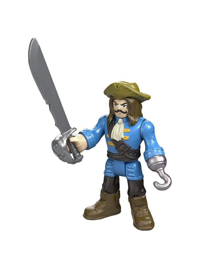 Imaginext Replacement Parts Crocodile Playset - Walking Croc and Pirate - DHH63 ~ Replacement Pirate Figure with Hook Hand and Sword - Image 1