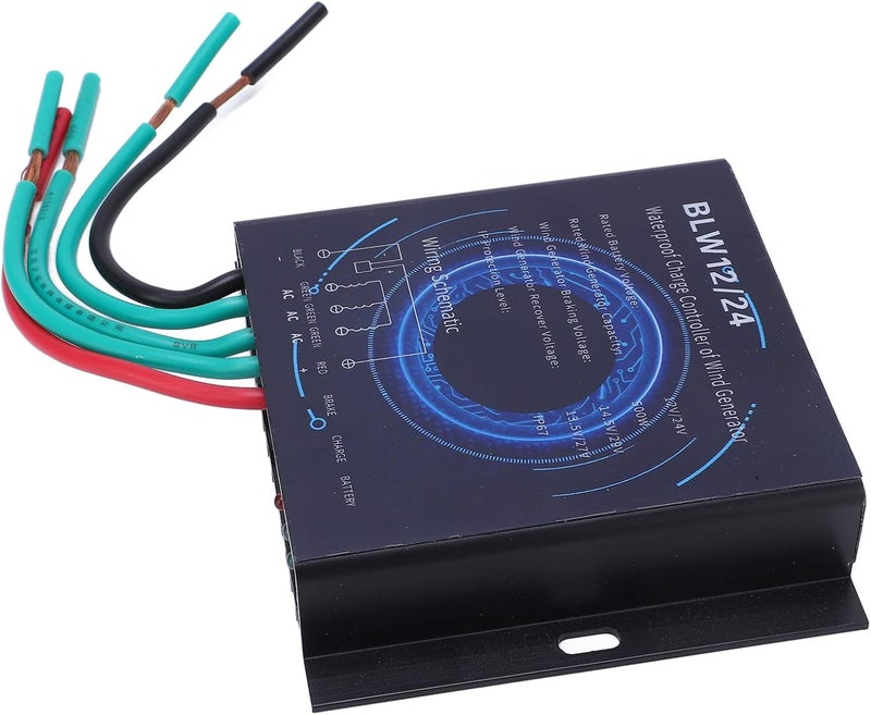 Jeanoko Wind Generator Controller Control for Power 500W 12V 24V for Outdoor Use - Image 2