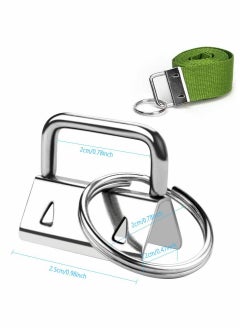 Excefore Key Fob Hardware, 50 PCS Keychain Bracelet Hardware with Key Rings, Metal Tail Clip Wristlet Sets, Perfect for Bag Wristlets  - Image 5