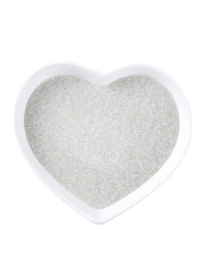 PH PandaHall Pandahall 50g Translucence DIY 3D Caviar Nail Art Decoration Mini Micro Glass Beads for Nail Care No Hole Crystal 0.6-0.8mm X-MRMJ-R038-B02 - Image 1