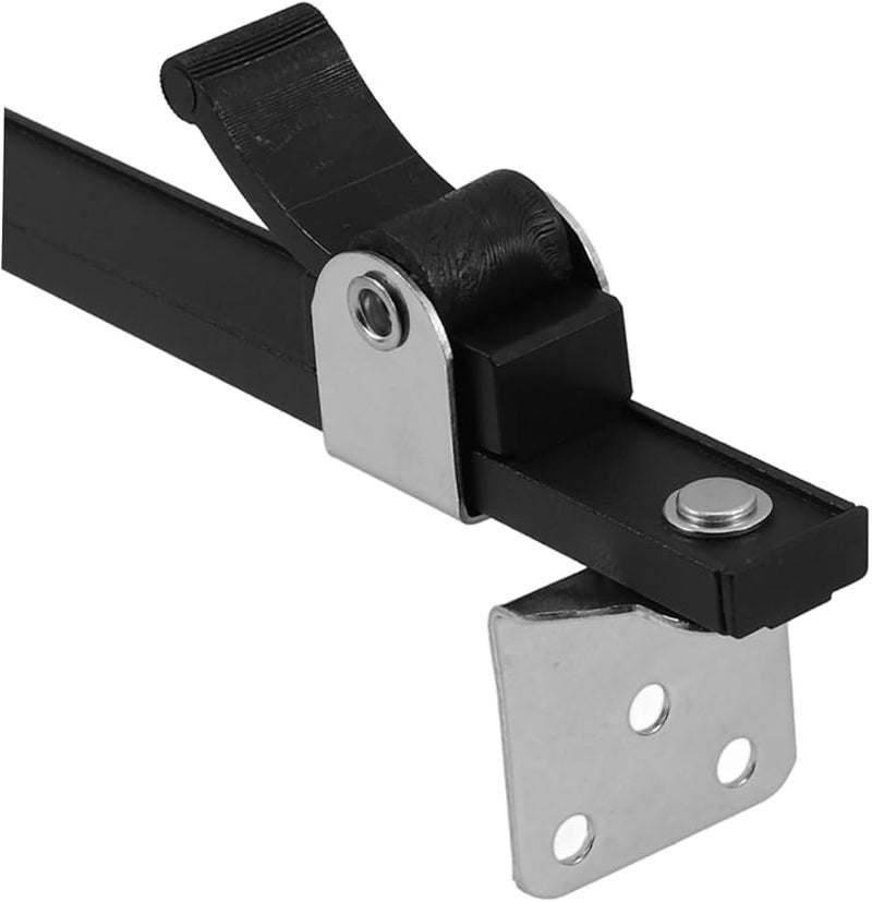 Angoily 2 قطعة من مزلاج النافذة التلسكوبي قوس قابل للتعديل لباب النافذة فضي - Image 4