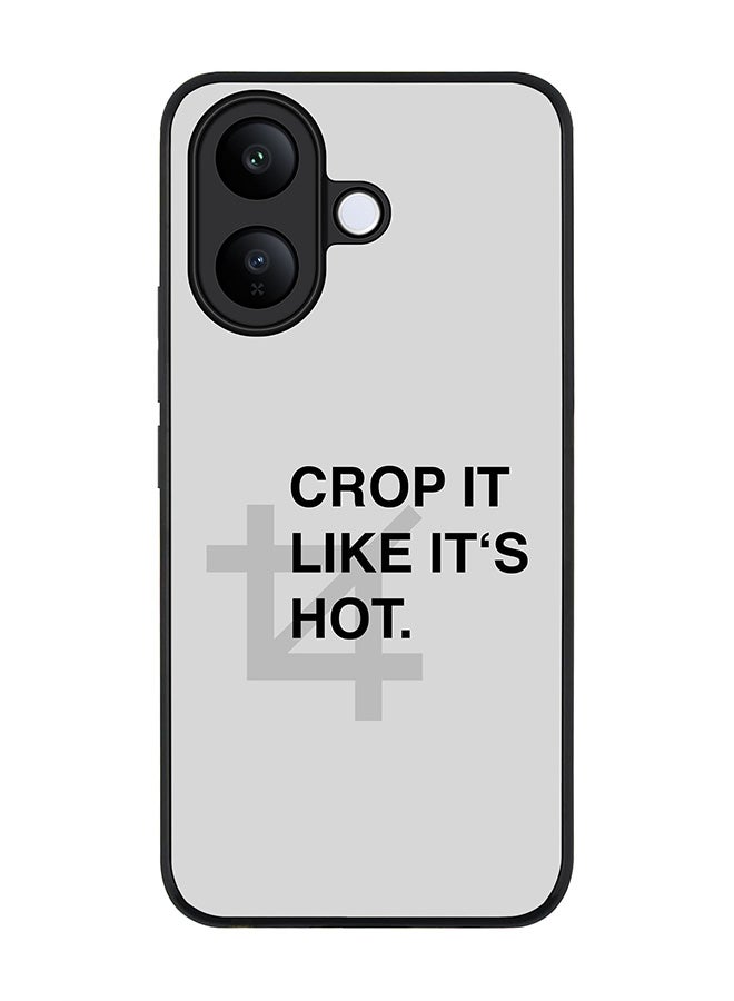 Stylizedd لـ فيفو V60 لايت 5G / V60 لايت 4G - جراب نحيف يحمي الكاميرا، مقاوم للصدمات - Crop It - Image 1