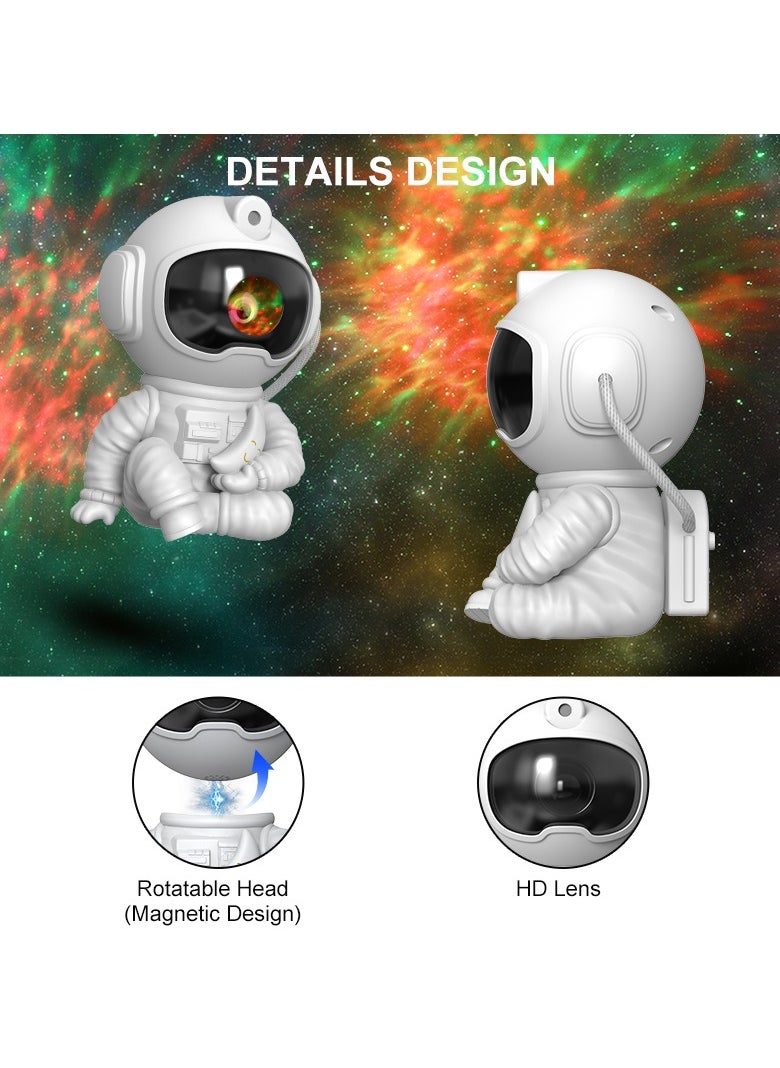 ARNOTEC - Astronaut Starry Sky Projector Lamp - LED Starry Sky Lamp with Remote Control, 360° Adjustable, Suitable for Bedroom, Kids Room, Party Decoration and Gift - Image 1