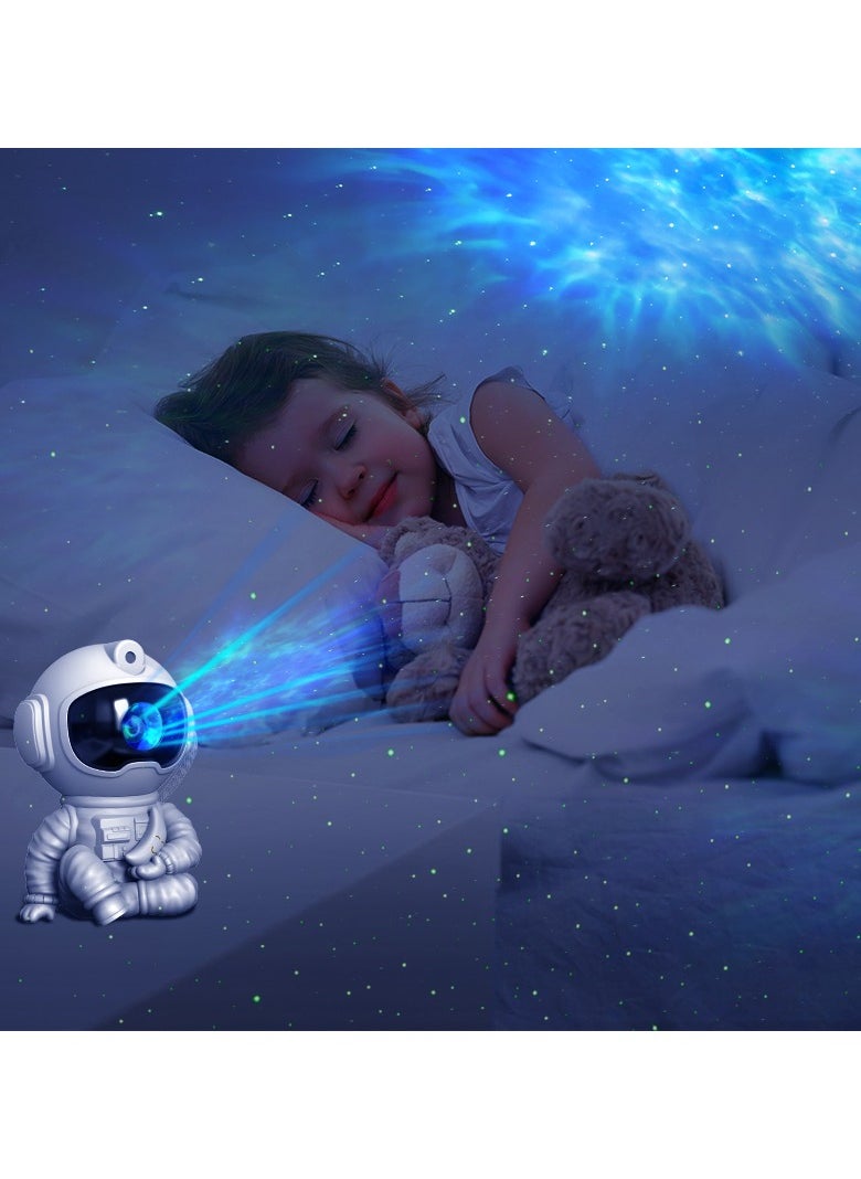 ARNOTEC - Astronaut Starry Sky Projector Lamp - LED Starry Sky Lamp with Remote Control, 360° Adjustable, Suitable for Bedroom, Kids Room, Party Decoration and Gift - Image 1