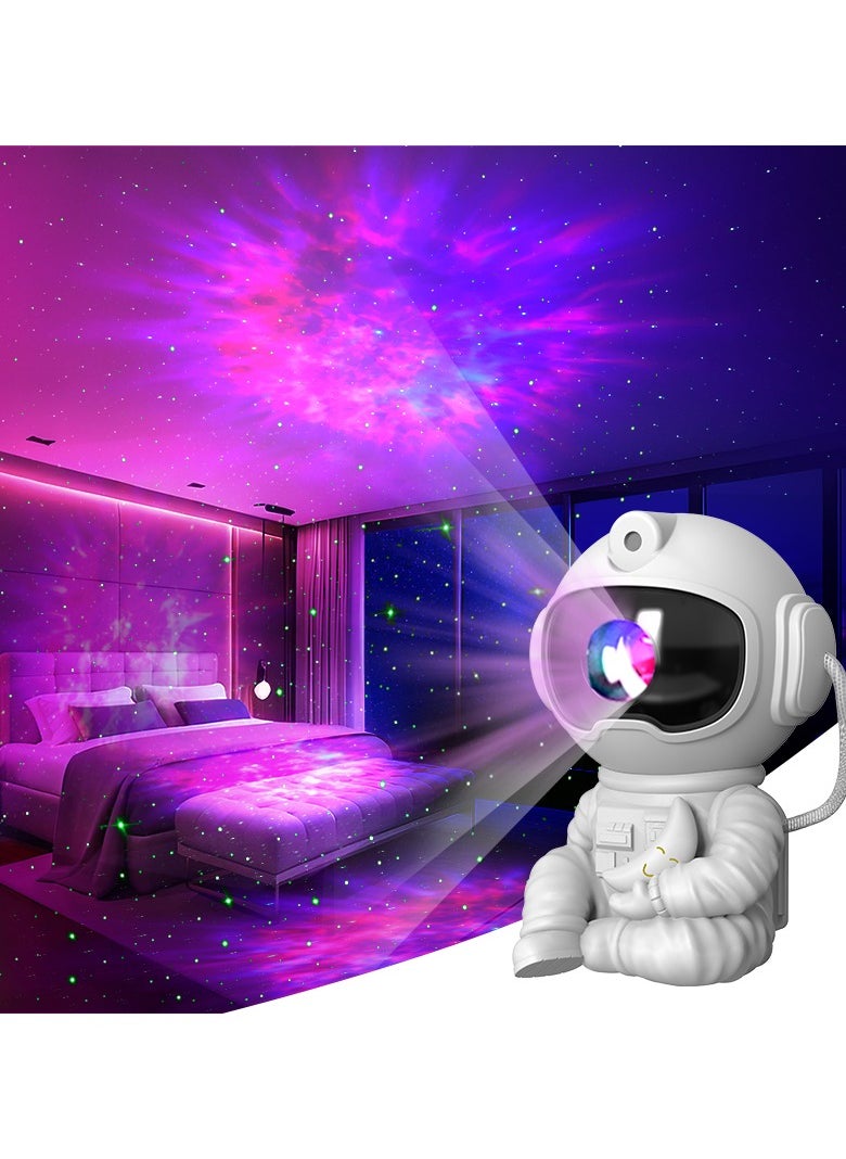 ARNOTEC - Astronaut Starry Sky Projector Lamp - LED Starry Sky Lamp with Remote Control, 360° Adjustable, Suitable for Bedroom, Kids Room, Party Decoration and Gift - Image 1