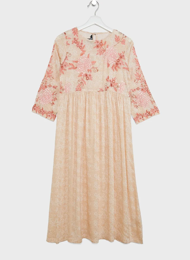 Nishat Linen Kids Printed Jalabiya
