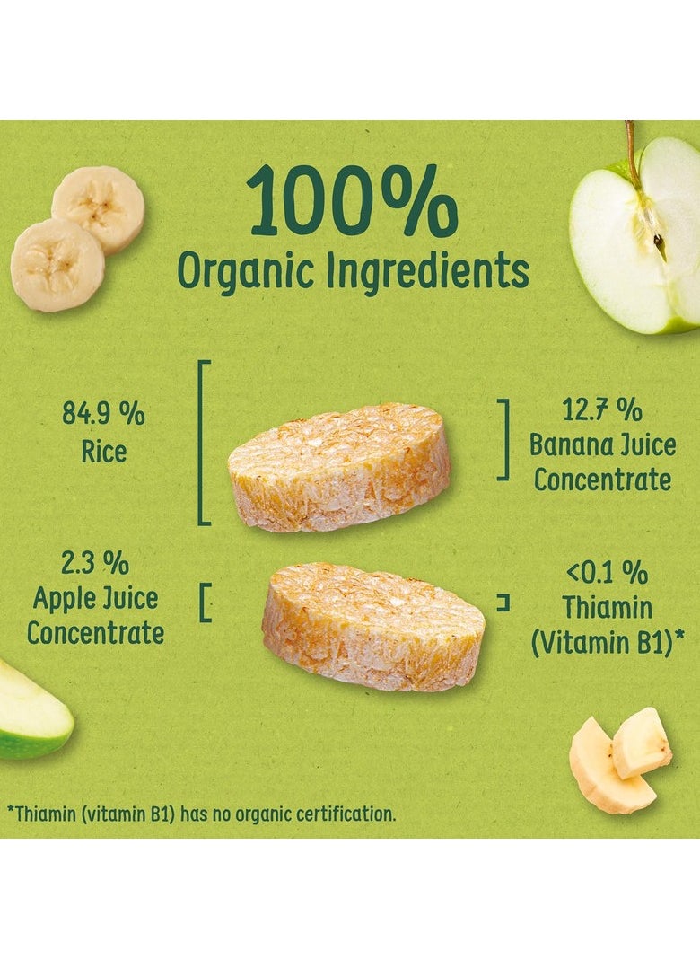 Organix Organic Banana Rice Cake Clouds 40g  - Image 3