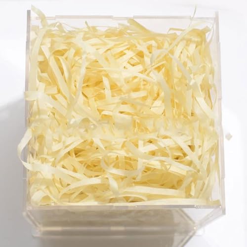Festiko® Yellow Shredded Paper Filler for Gift Wrapping & Basket Filling (Pack of 100 GMS), Basket Filler Paper Shred, Shredded Paper Filler for Gift Hampers - Image 2