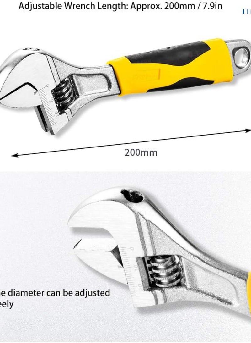 GGOOT 108Pcs Household Tool Set Wrench Screwdriver Hardware Hand Tool Kit for Decoration Maintenance Hardware Assortment Kit Home Repairing Tool Set Repair Hand Tool Set Bag  - Image 3
