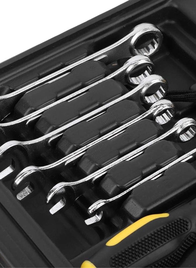 GGOOT 108Pcs Household Tool Set Wrench Screwdriver Hardware Hand Tool Kit for Decoration Maintenance Hardware Assortment Kit Home Repairing Tool Set Repair Hand Tool Set Bag  - Image 2
