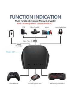 Y&D Keyboard and Mouse Adapter, Converter Adapter for N- Switch/Xbox Serious X/S/Xbox 360/Xbox One/PS4/PS3, USB Gaming  - Image 2