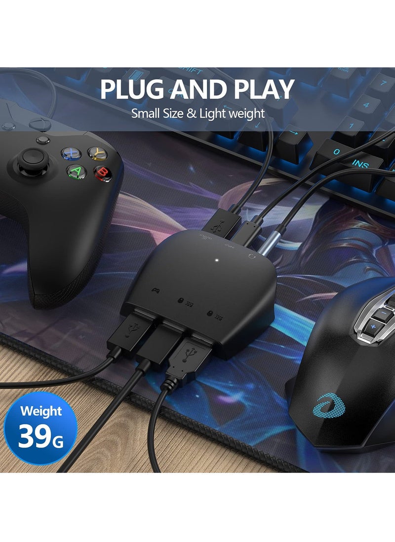 Y&D - Keyboard and Mouse Adapter, Converter Adapter for N- Switch/Xbox Serious X/S/Xbox 360/Xbox One/PS4/PS3, USB Gaming - Image 1