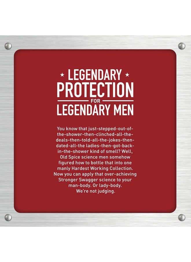 Old Spice - Hardest Working Collection Sweat Defense Anti-Perspirant And Deodorant, Stronger Swagger, 2.6 Ounce - Image 1