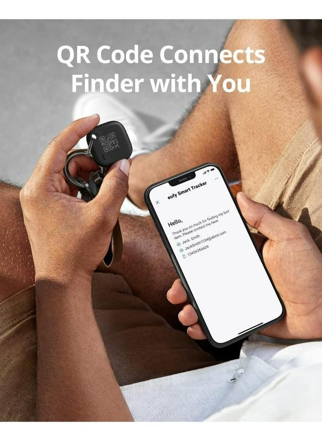 eufy eufy  tag  Security SmartTrack Link Bluetooth Item Finder and Key Finder, Works with Apple Find My (iOS only), Find your Remote, Luggage, Phone, and More, Water Resistant (Android Not Supported)  - Image 5