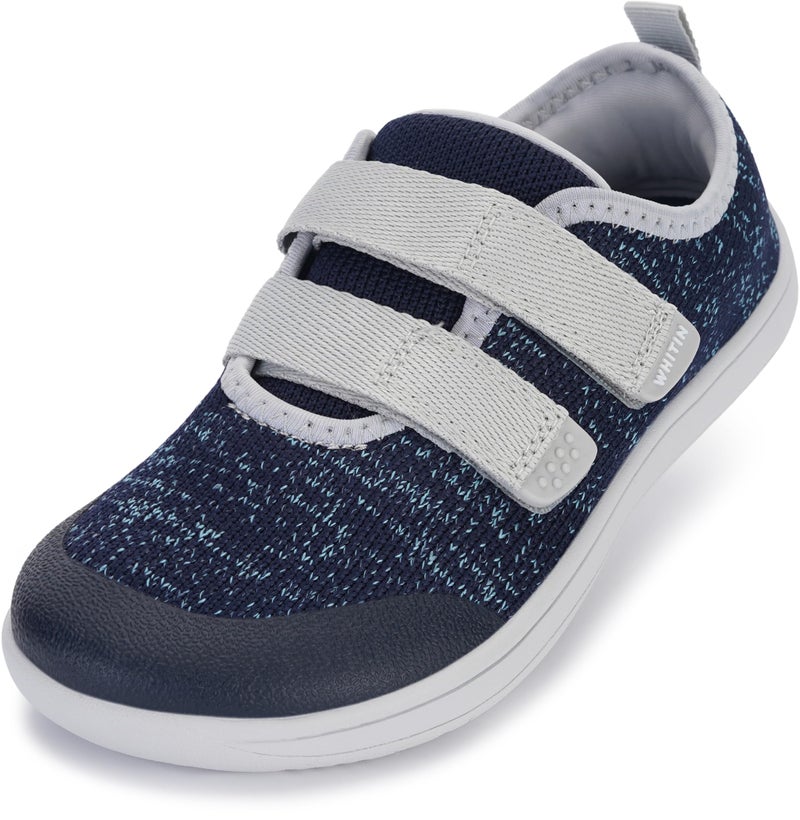 WHITIN Shoes for Toddler Minimalist Zero Drop Wide Barefoot for Boys Girls Kids Size 8 Fashion Tennis Walking Running Sneakers Lightweight Blue 25 - Image 1