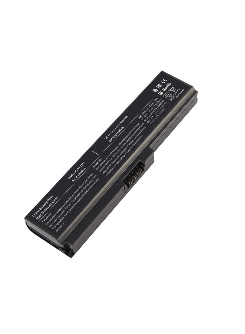 Terabyte Replacemet Notebook Battery For Toshiba Pa3817U-1Bas Pa3818U-1Brs Pa3819U-1Brs Black - Image 1