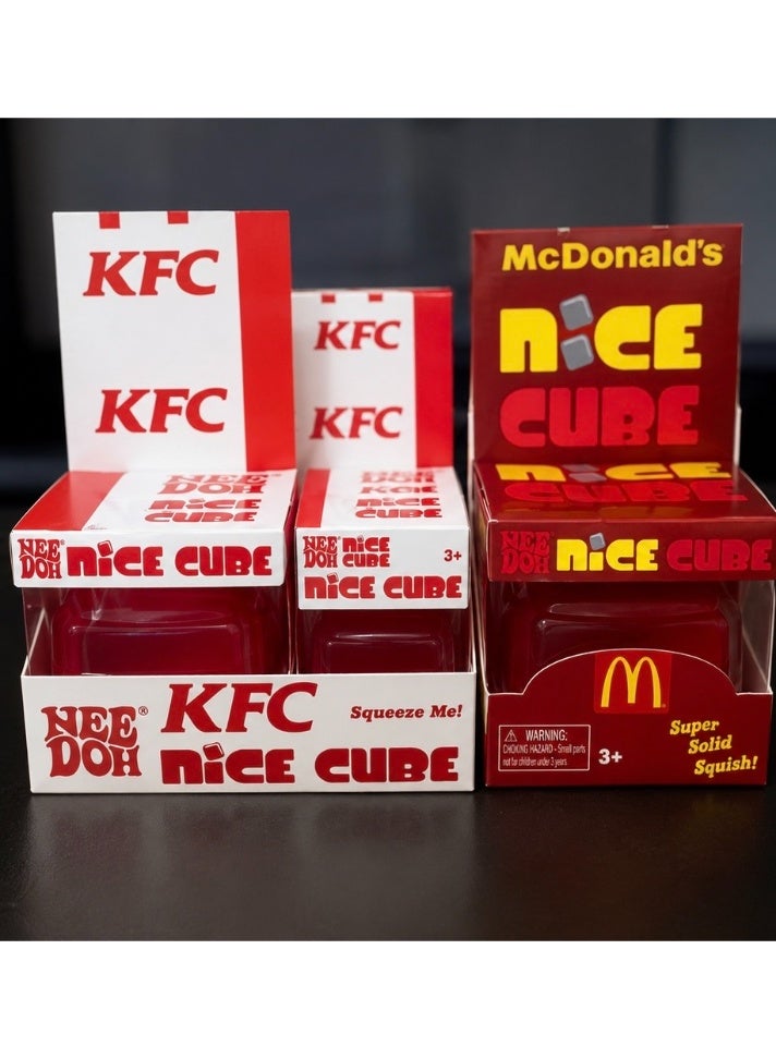 لعبة إجهاد ناعمة Nee Doh Nice Cube KFC، أحمر - Image 5