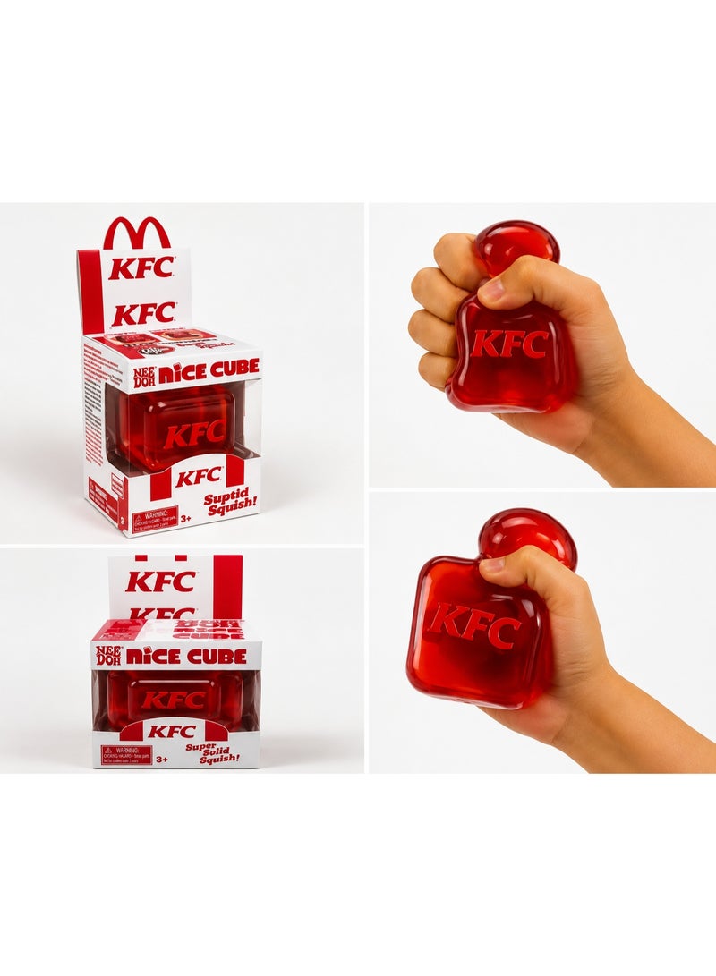 لعبة إجهاد ناعمة Nee Doh Nice Cube KFC، أحمر - Image 3
